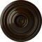 Ekena Millwork Traditional Ceiling Medallion (Fits Canopies up to 4"), Hand-Painted Bronze, 14 3/4"OD x 1 3/4"P CM14TRBZS - alternate 1
